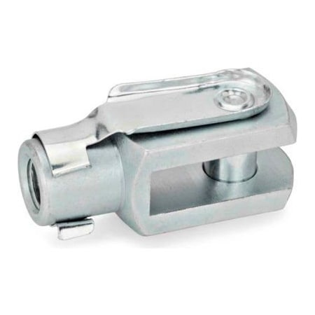 J.W. Winco J.W. Winco WN 751 Clevis Fork Joints, Steel, w/ Snap-on Spring Pin, Zinc Pltd, 5/16 x 24, 1-7/8" OAL 751-B5/16-32-5/16X24-B-ST